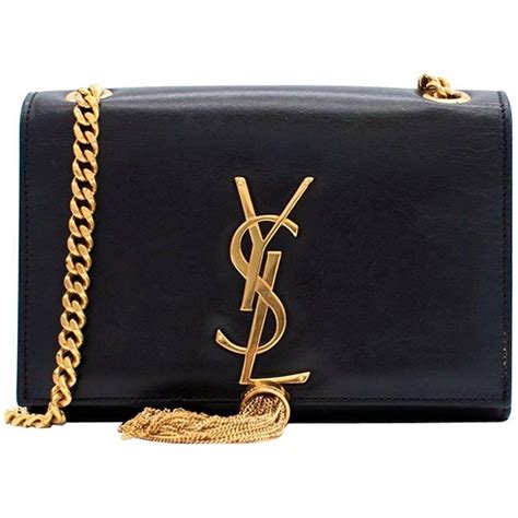 ysl small saint laurent tassel satchel black|The Saint Laurent Kate Bag: Styles & Sizes .